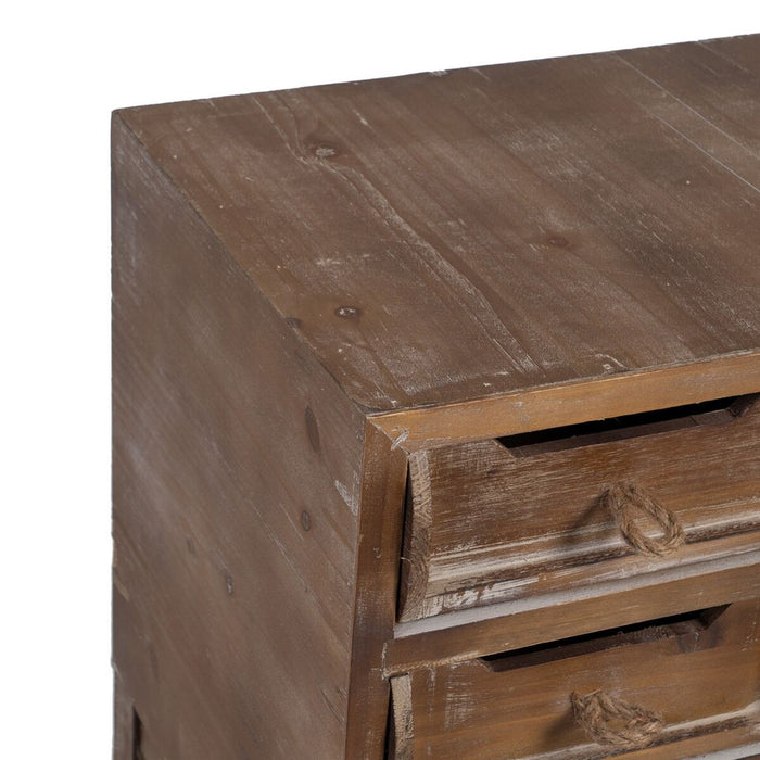 Mobilă pentru Hol cu Sertare NATURE 80 x 36 x 90 cm Lemn de brad Lemn MDF