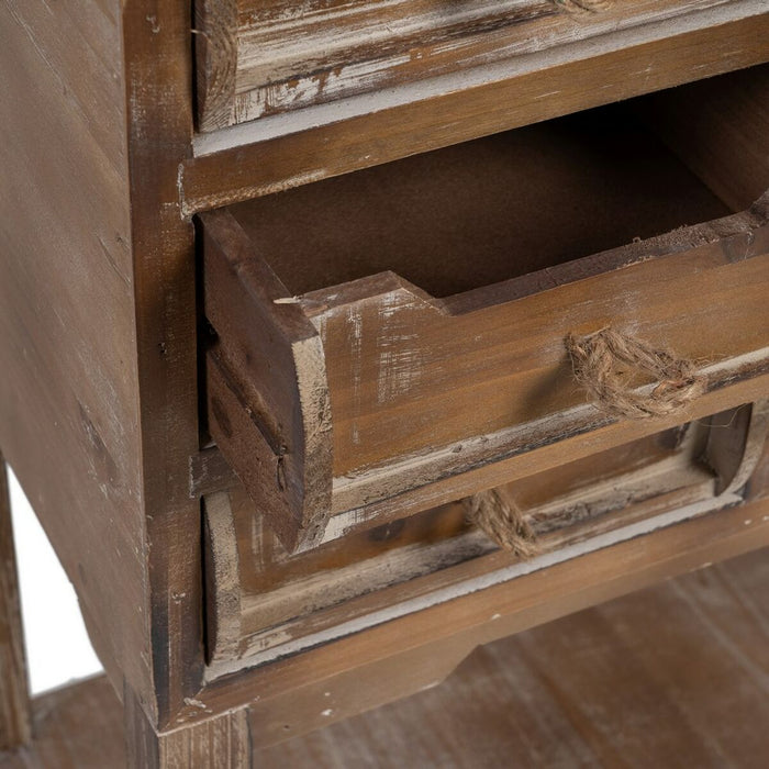 Mobilă pentru Hol cu Sertare NATURE 80 x 36 x 90 cm Lemn de brad Lemn MDF