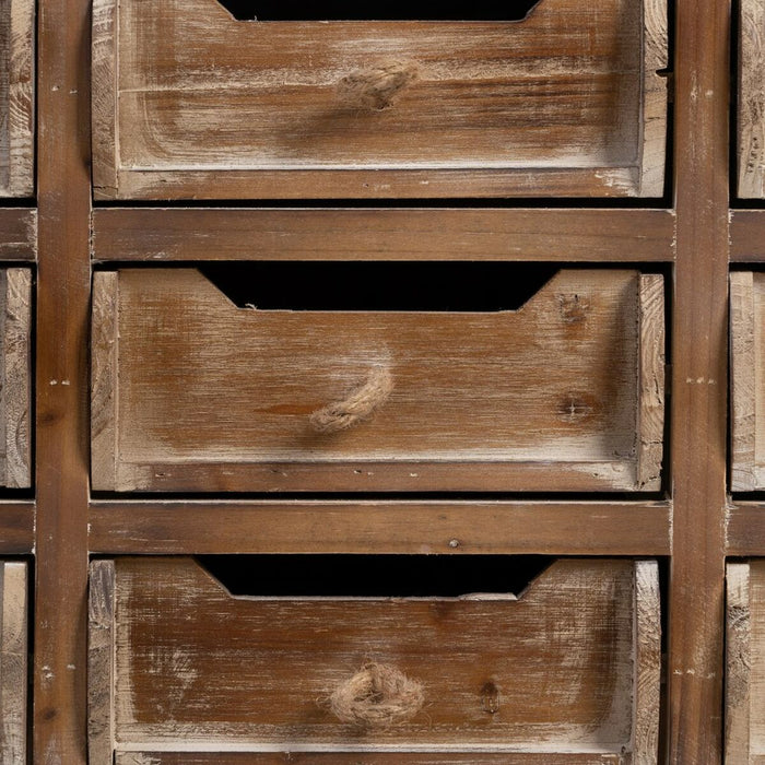 Mobilă pentru Hol cu Sertare NATURE 80 x 36 x 90 cm Lemn de brad Lemn MDF