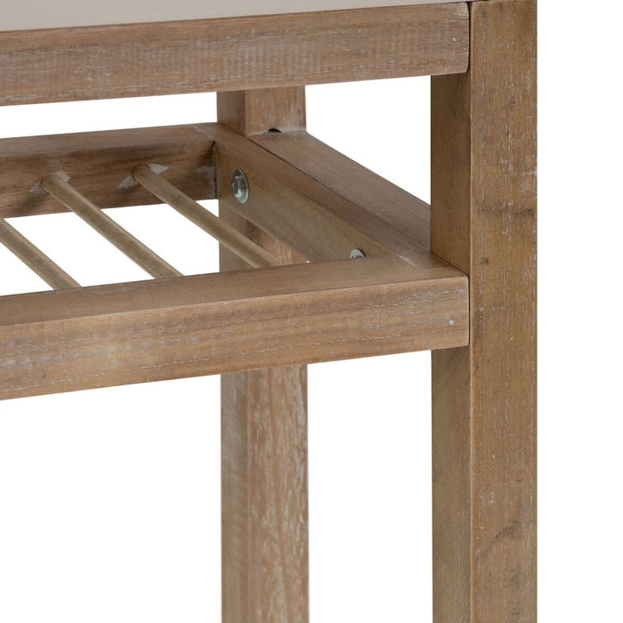 Mobilă pentru Hol cu Sertare MIZUCHI 63 x 26 x 78 cm Lemn Gri Maroniu DMF