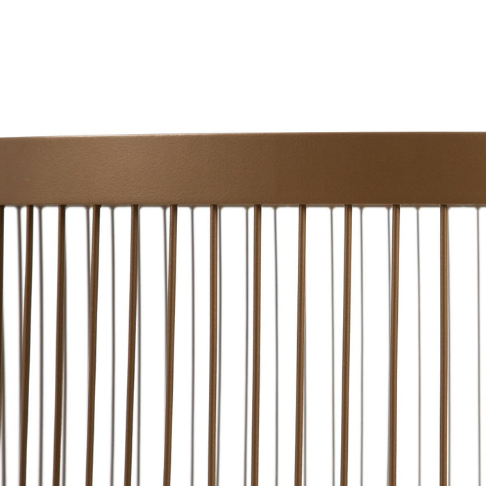Masa de Cafea 81 x 81 x 45,5 cm Geam Metal