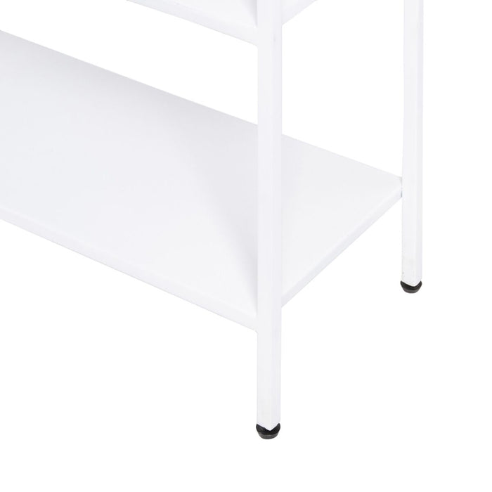 Raft SQUARE Metal Alb 80 x 26 x 180 cm