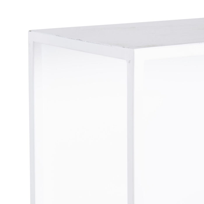 Raft SQUARE 100 x 22 x 175 cm Metal Alb