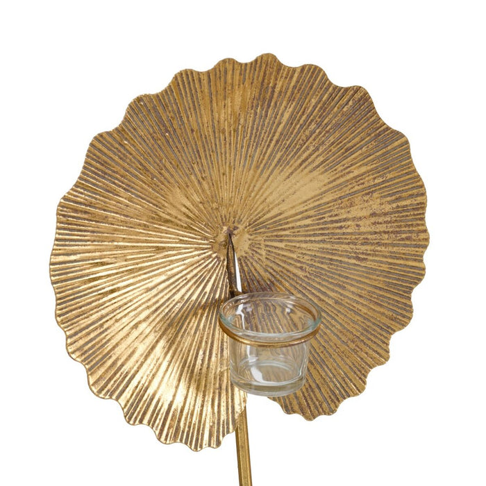 Suport de Lumânări 25 x 14 x 42 cm Auriu* Metal