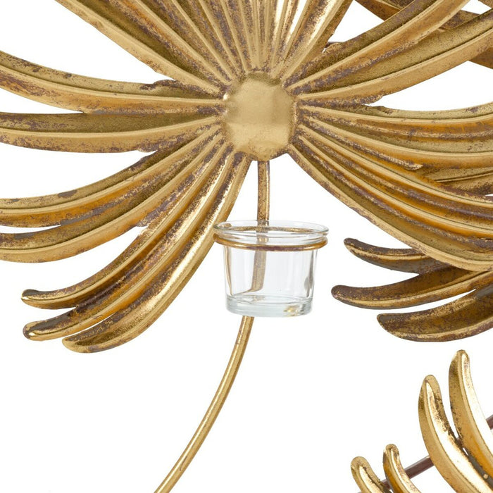 Decorațiune de Perete 77 x 11 x 96 cm Auriu* Metal