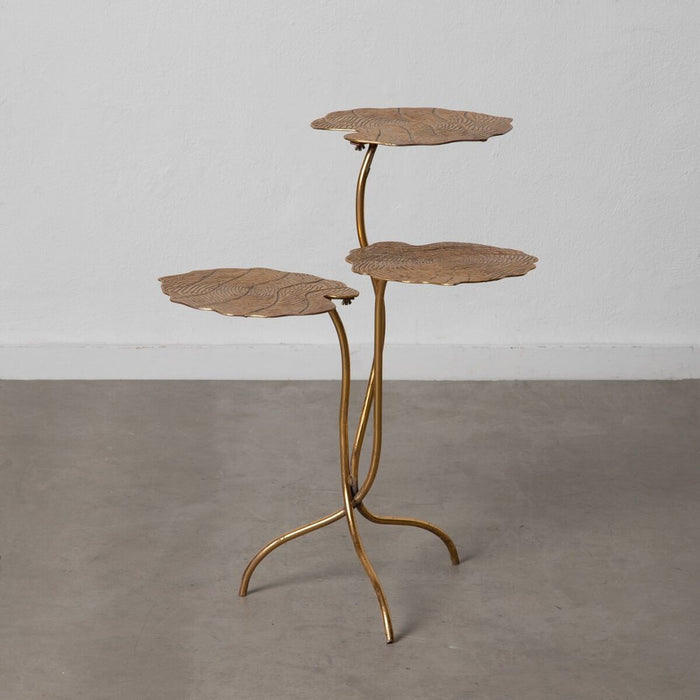 Masa laterală 64,5 x 54 x 78 cm Auriu* Metal