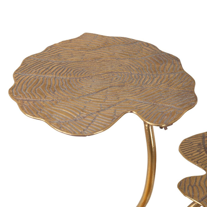 Masa laterală 64,5 x 54 x 78 cm Auriu* Metal