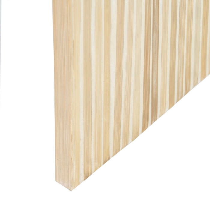 Masa laterală 56 x 46 x 58 cm Bej Bambus Lemn MDF