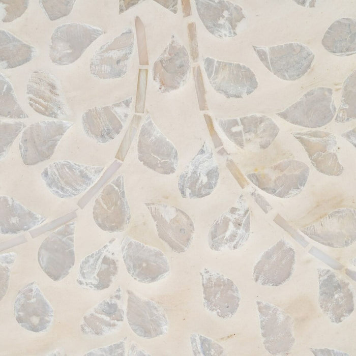Masa laterală 56 x 46 x 58 cm Bej Sidef Lemn MDF