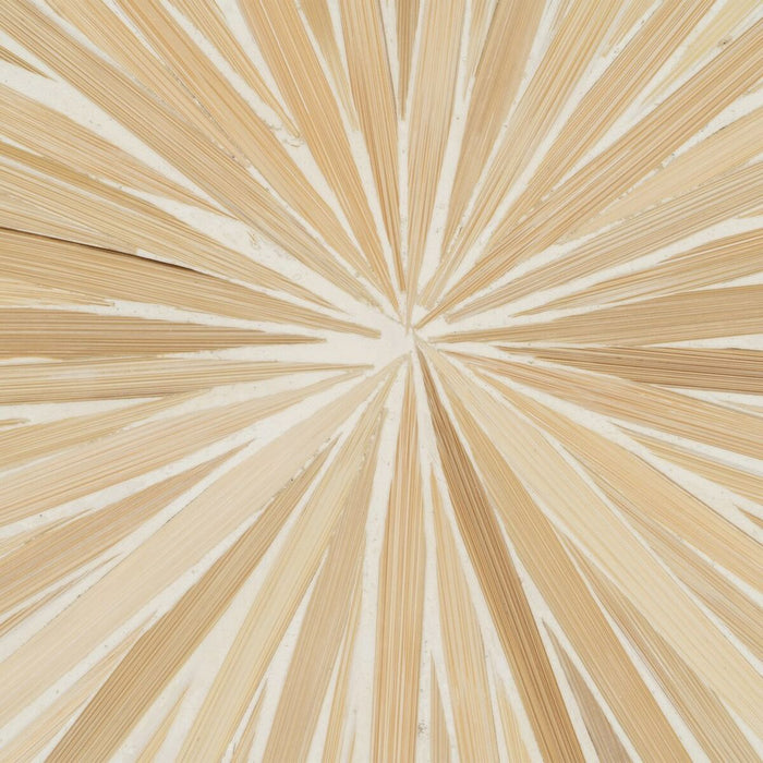 Masa laterală Bej Bambus 40 x 40 x 45 cm Lemn MDF