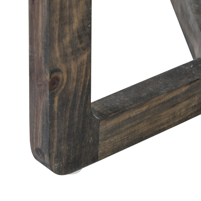 Masa laterală Bej Bambus 40 x 40 x 45 cm Lemn MDF