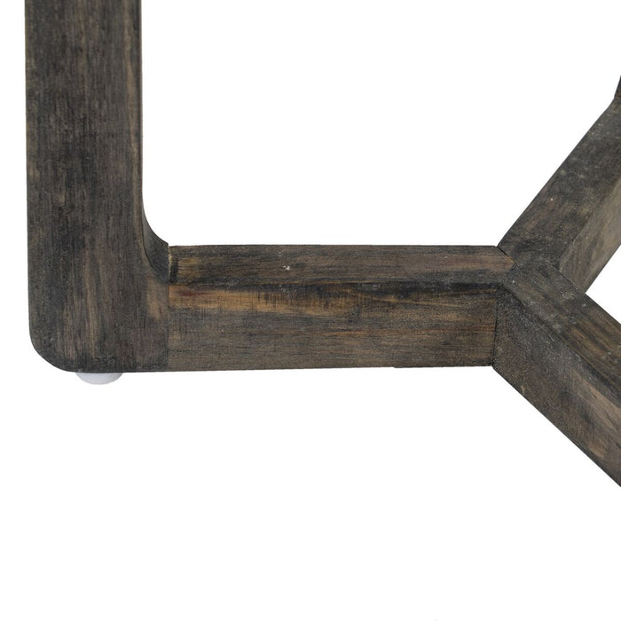 Masa laterală Bej Maro Sidef 40 x 40 x 45 cm Lemn MDF