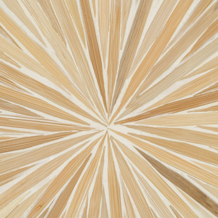 Masa laterală Bej Bambus 45 x 45 x 55 cm Lemn MDF