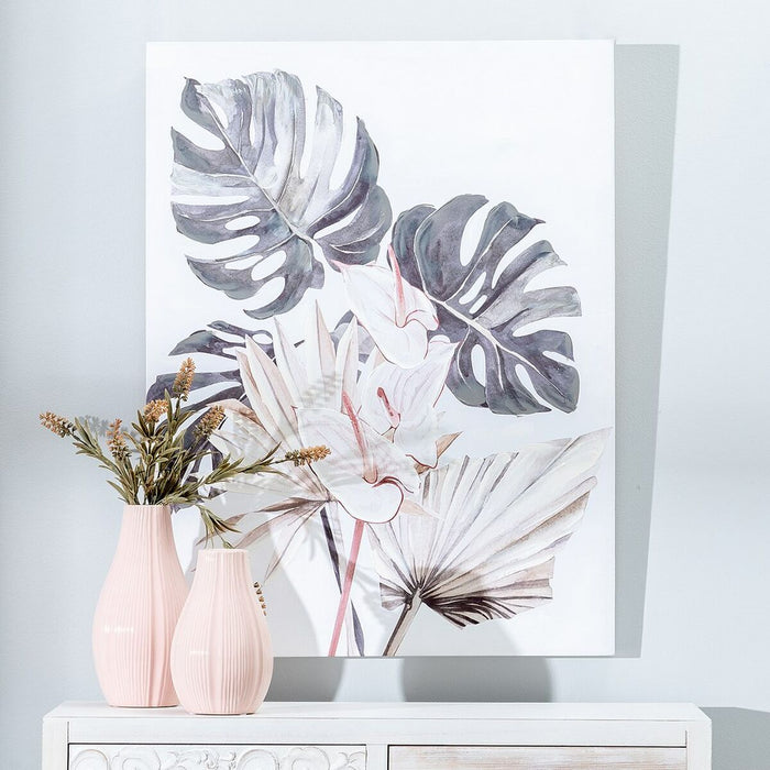 Tablou Pânză Frunze 60 x 3 x 80 cm