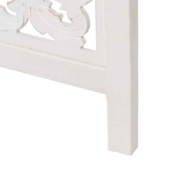 Tăblie de Pat 180 x 123 cm Lemn Alb DMF
