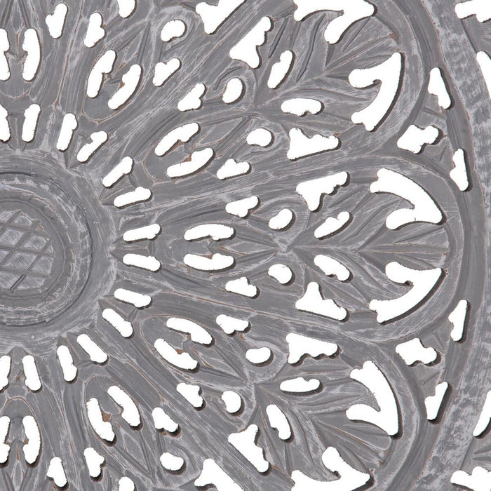 Decorațiune de Perete Gri 60 x 1 x 60 cm DMF