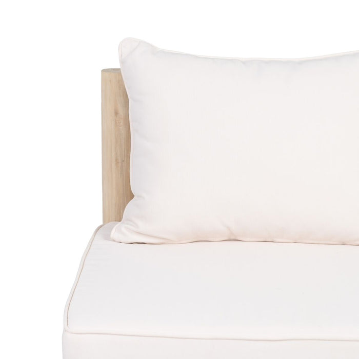 Canapea cu 2 Locuri AKAR Natural lemn de tec 131 x 80 x 77,5 cm