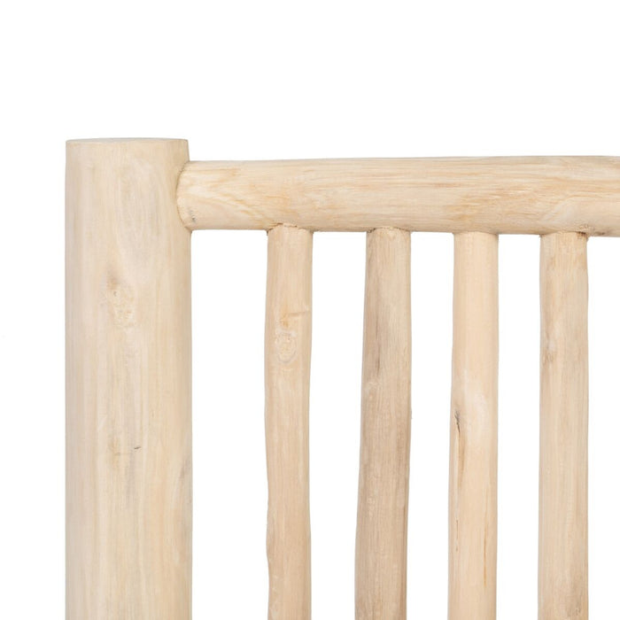Canapea cu 2 Locuri AKAR Natural lemn de tec 131 x 80 x 77,5 cm