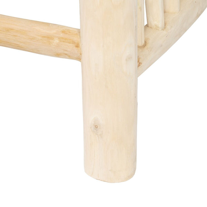Canapea cu 2 Locuri AKAR Natural lemn de tec 131 x 80 x 77,5 cm
