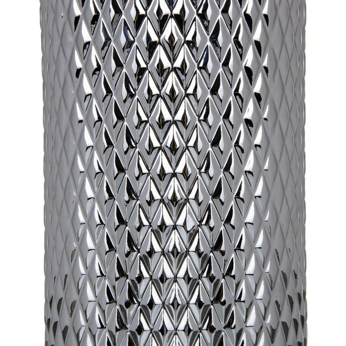 Lampă de masă Bej Argintiu Pânză de sac Ceramică 60 W 220 V 240 V 220-240 V 28 x 28 x 50,5 cm