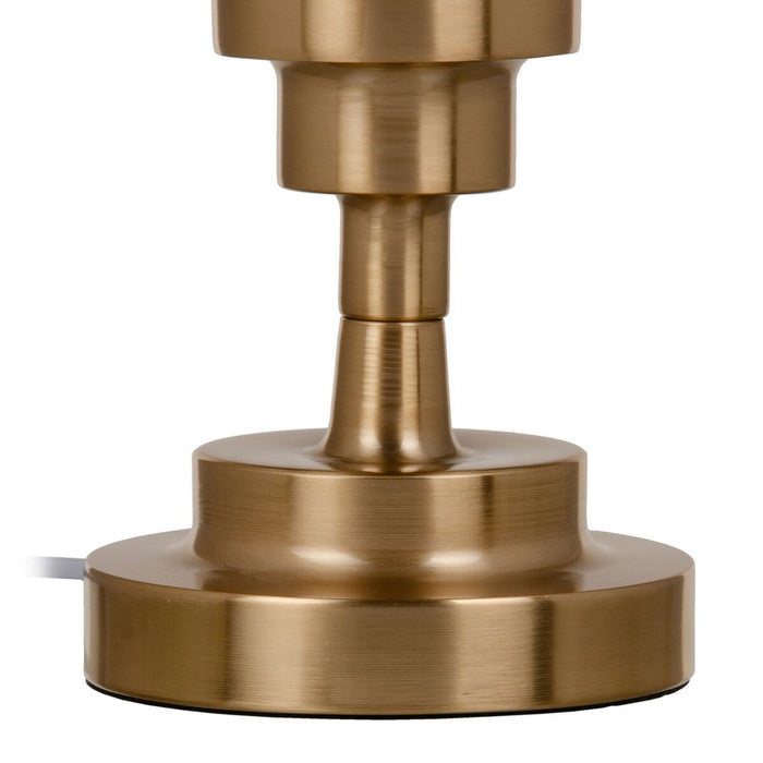 Lampă de masă Alb Auriu* Poliester Metal Fier 60 W 220 V 240 V 220 -240 V 28 x 28 x 48,5 cm