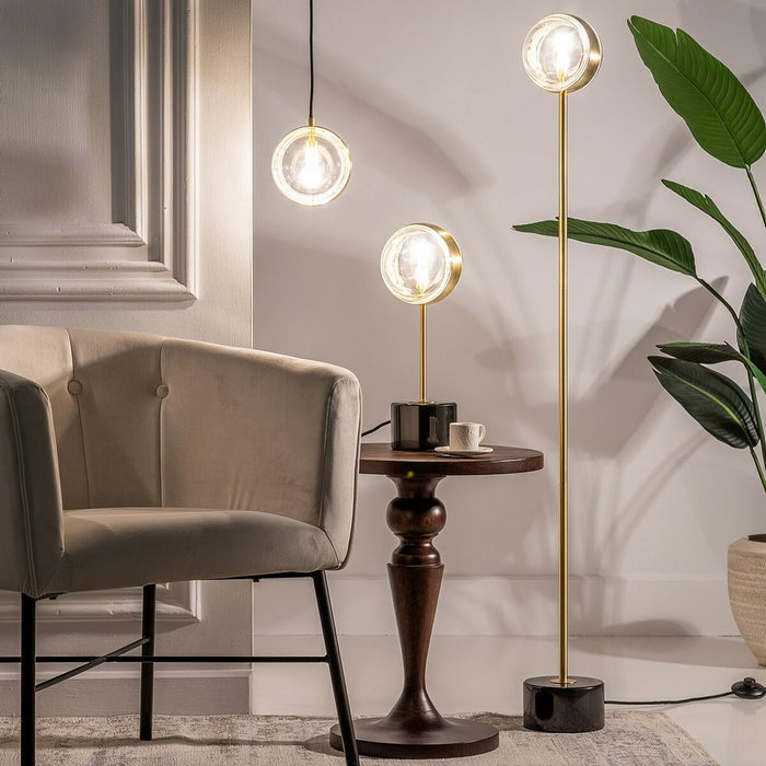 Lampă de masă Auriu* Geam Marmură Fier Hierro/Cristal 28 W 220 V 240 V 220 -240 V 15 x 15 x 40 cm