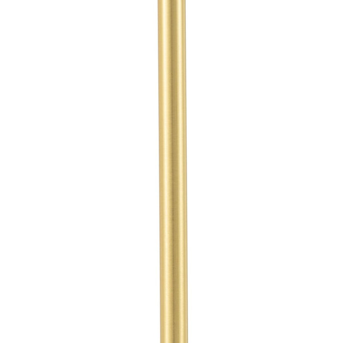 Lampă cu Picior 15 x 15 x 130 cm Geam Auriu* Fier