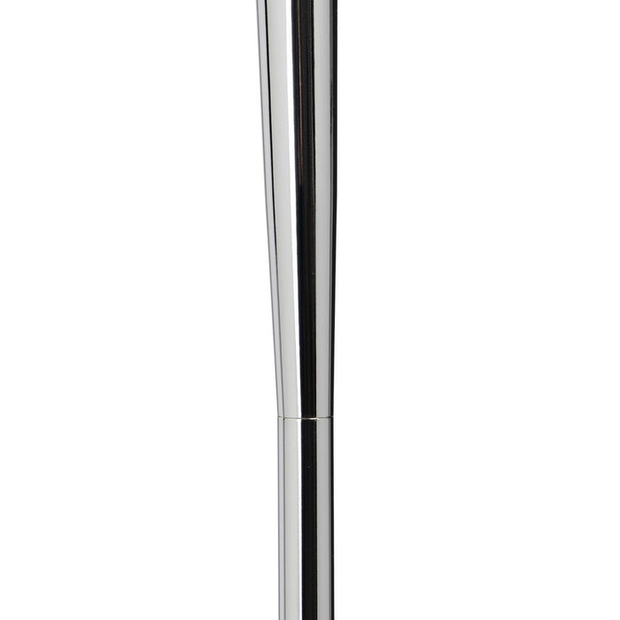 Lampă cu Picior Argintiu Geam Fier 40 W 220-240 V 28 x 28 x 158 cm