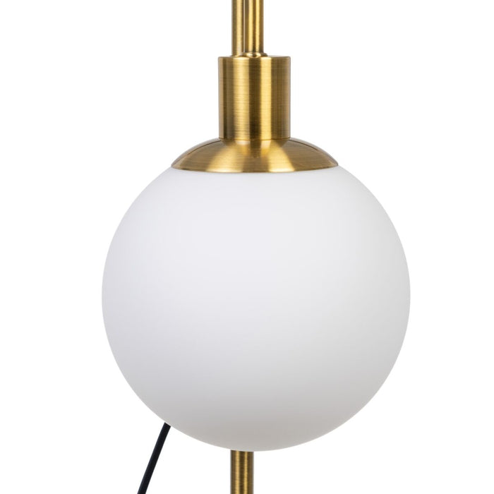 Lampă de masă Alb Auriu* Metal Geam Fier Hierro/Cristal 40 W 220 V 240 V 220 -240 V 24 x 17 x 65 cm