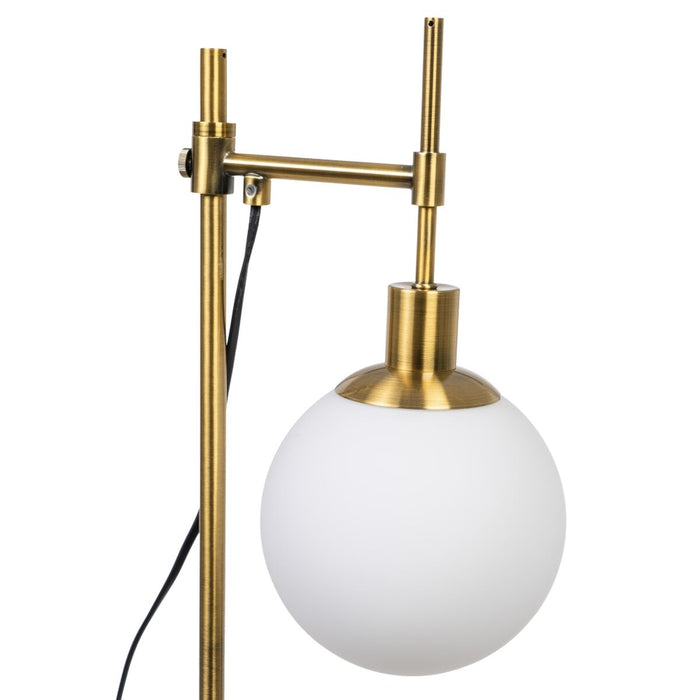 Lampă de masă Alb Auriu* Metal Geam Fier Hierro/Cristal 40 W 220 V 240 V 220 -240 V 24 x 17 x 65 cm