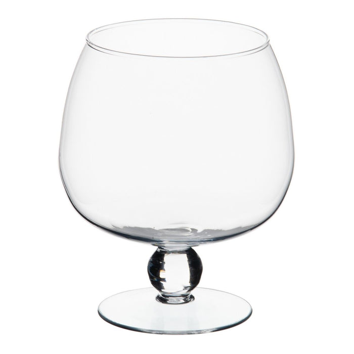 Suport de Lumânări Transparent Geam 13 x 9,5 x 18 cm
