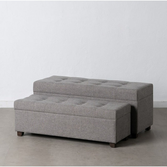 Cufăr 102 x 41 x 43 cm Țesut Sintetic Lemn
