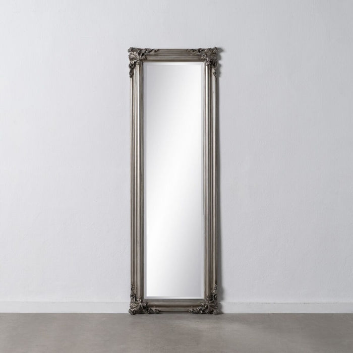 Oglindă 56 x 4 x 172 cm Geam Lemn Argintiu