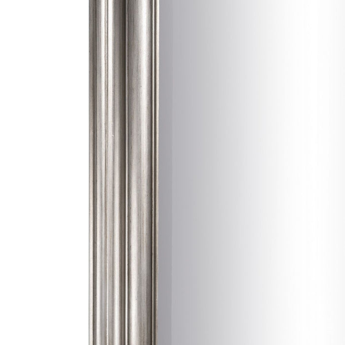Oglindă 46 x 6 x 147 cm Geam Lemn Argintiu