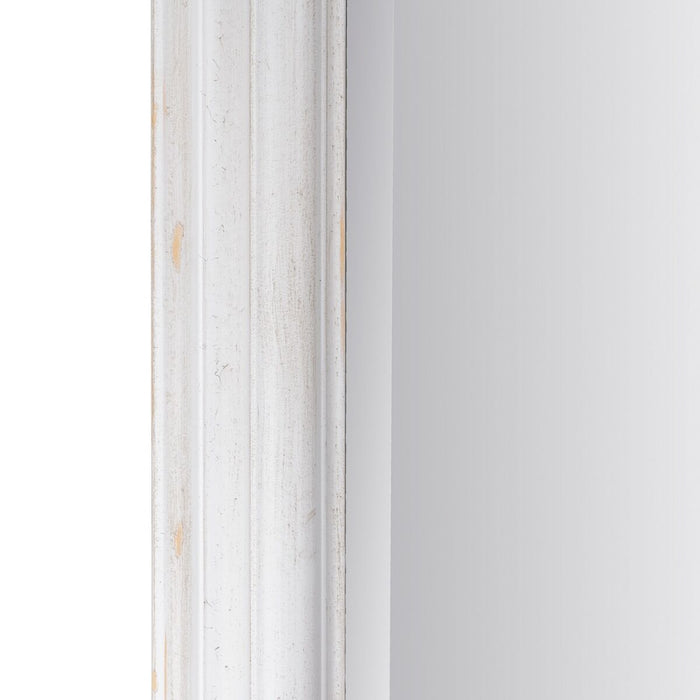 Oglindă 46 x 6 x 147 cm Geam Lemn Alb