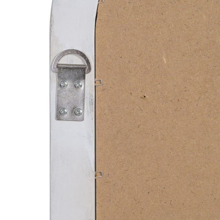 Oglindă de perete 103 x 5 x 108 cm Geam Lemn Alb