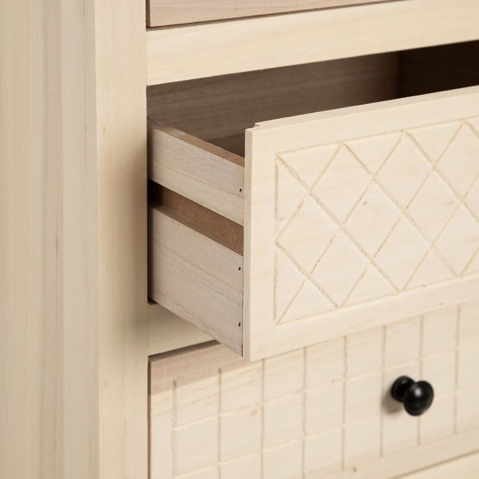 Dulap cu Sertare MARIE 42 x 40,2 x 100 cm Natural Lemn DMF