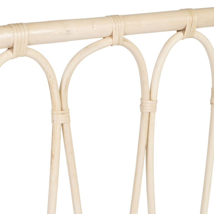 Tăblie de Pat 160 x 3 x 125 cm Natural Ratan