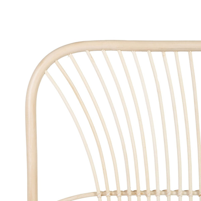 Tăblie de Pat 160 x 3 x 125 cm Natural Ratan