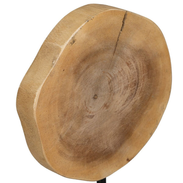 Figură Decorativă Natural Negru 17 x 17 x 31 cm