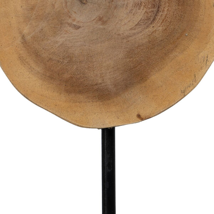 Figură Decorativă Natural Negru 17 x 17 x 31 cm