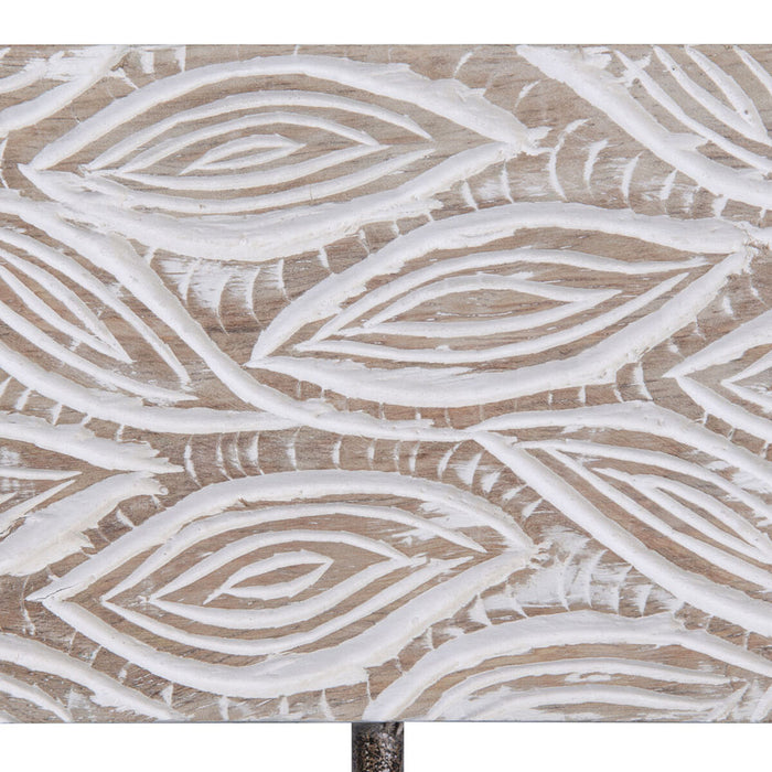 Cuier de perete 61 x 7 x 16,5 cm Metal Lemn