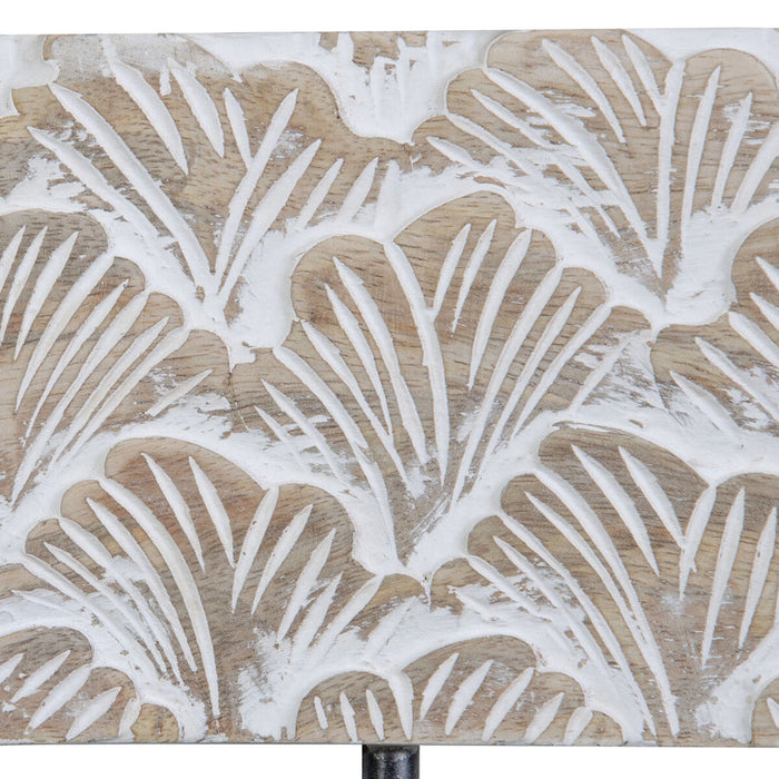 Cuier de perete 50,5 x 7 x 14,5 cm Metal Lemn