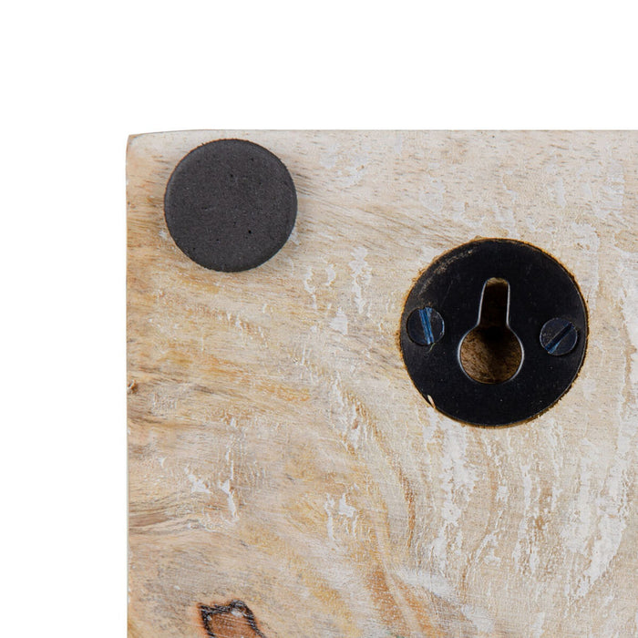 Cuier de perete 50,5 x 7 x 14,5 cm Metal Lemn