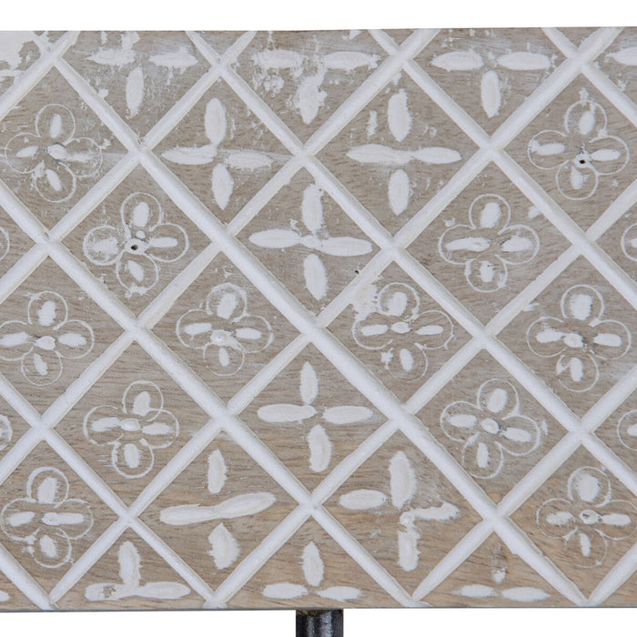 Cuier de perete 45,5 x 7 x 15 cm Metal Lemn