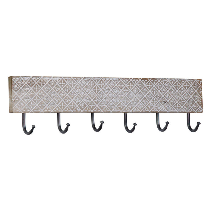 Cuier de perete Metal Lemn