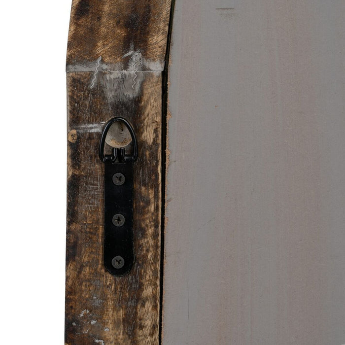 Oglindă de perete 77 x 3 x 113 cm Lemn Maro