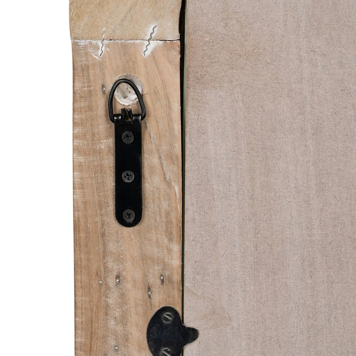 Oglindă de perete 91,5 x 4 x 137 cm Lemn Alb