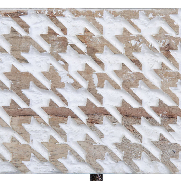 Cuier de perete 46 x 7 x 16,5 cm Metal Lemn