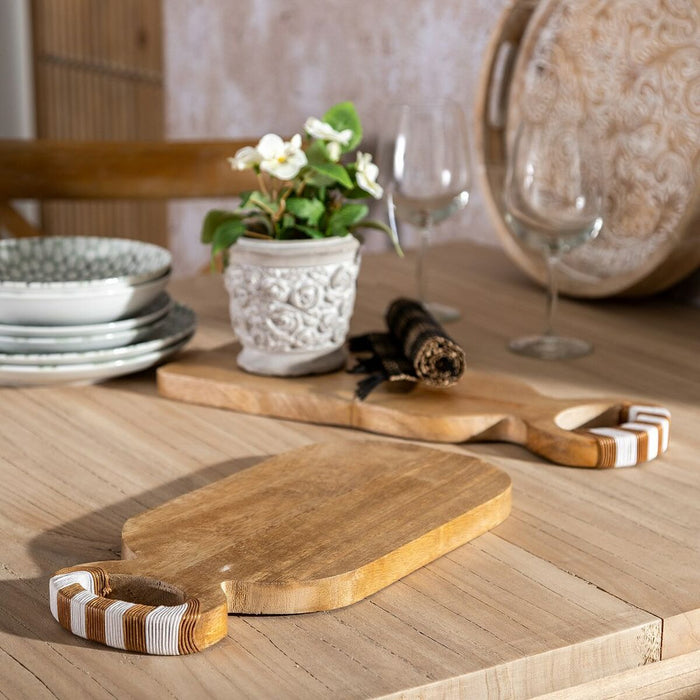 Masă de tăiat 43,5 x 15 x 3 cm Natural Lemn de mango